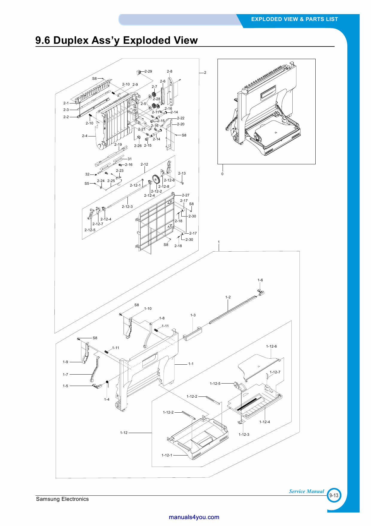 Samsung Color-Laser-Printer CLP-500 Series Parts and Service Manual-5